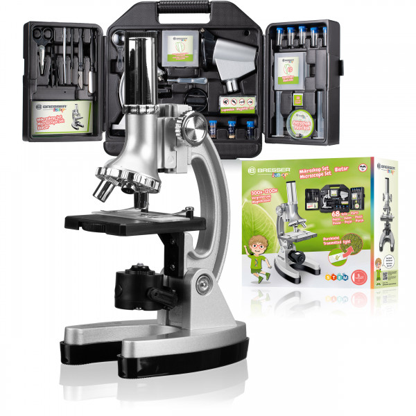 Bresser Junior Biotar DLX 300x-1200x mikroskops (ar koferi)