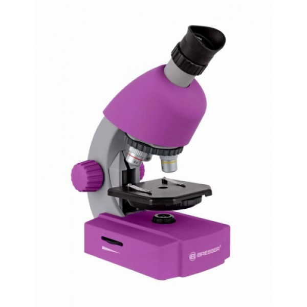 Bresser Junior 40x-640x mikroskops (violets)