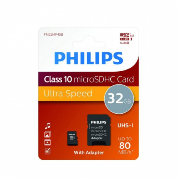 Philips SDHC Karte 32GB atmiņas karte