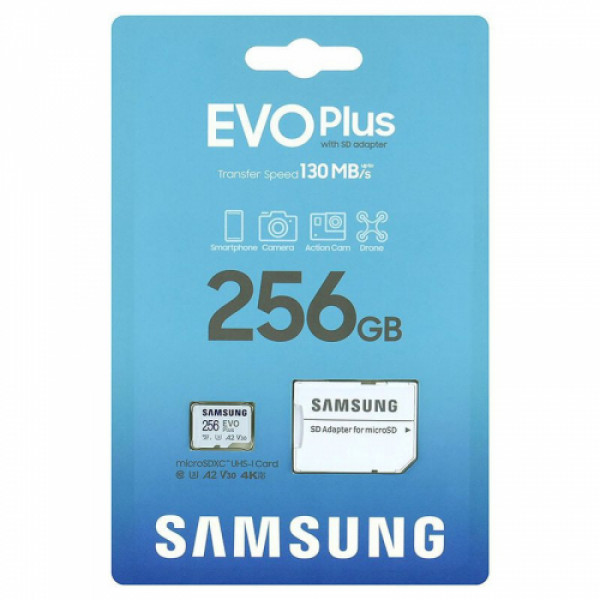 Samsung Evo Plus microSDXC karte 256GB