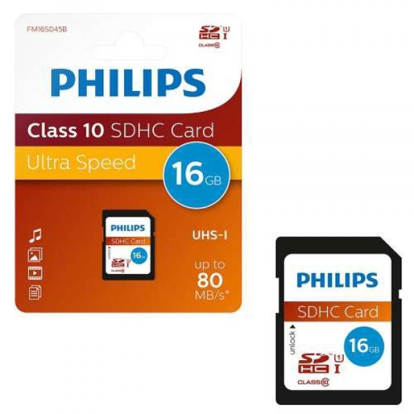 Philips SDHC Karte 16GB atmiņas karte